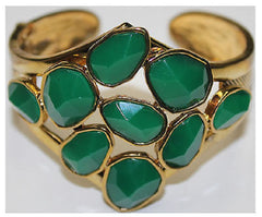 Heidi Klum Freeform Cluster Bangle Bracelet 261759 Gold Small
