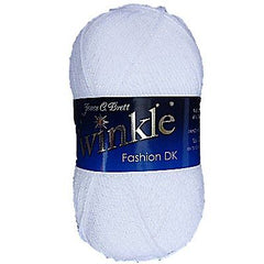 James C Brett Twinkle Fashion DK 100 G Ball Glitter Yarn White TK2