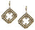 Heidi Klum Curblink Chain and Crystal Earrings  J261748  Goldtone