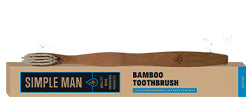 Simple Man BAMBOO TOOTHBRUSH 100% biodegradable & Earth Friendly
