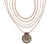 Heidi Klum Set of 5 Necklaces with Removable Pendant - J275224 - Rosetone