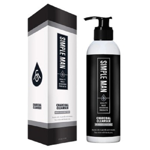 Simple Man CHARCOAL CLEANSER with Coconut Oil 6 oz