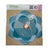 Feltables Fashion Turquoise Flower WithClear Jewel Center