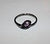 W00319 Blacktone Ring With Pink stone Size 8
