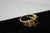 Women's Faux Brown Tanzanite Yellow Gold Filled Ring  sz 7