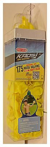 Kads Get Soaked 175 YELLOW Water Balloons with Faucet Filler