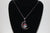 W00408  Pokemon Ball with Moon Pendant Necklace