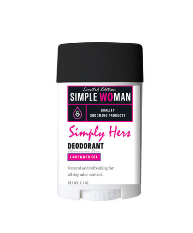 Simple Man Simply Hers Deodorant with Lavender Oil - Aluminum Free