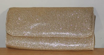 bareMinerals Gold Sparkle Glitter Make-Up Bag w/ Magnetic Closure