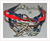 Infinity Love and Dragonfly Blue and Red Bracelet W00267