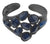 Freeform Cluster Bangle Bracelet Hematite Small  J261759