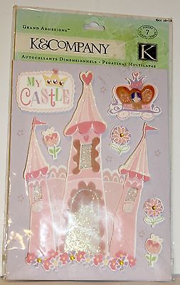 K&Company Castle Icon Grand Adhesions 7 Pieces Stickers